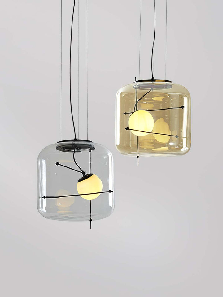 Lampe suspendue en verre pour un intérieur élégant