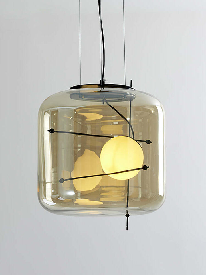 Lampe suspendue en verre pour un intérieur élégant