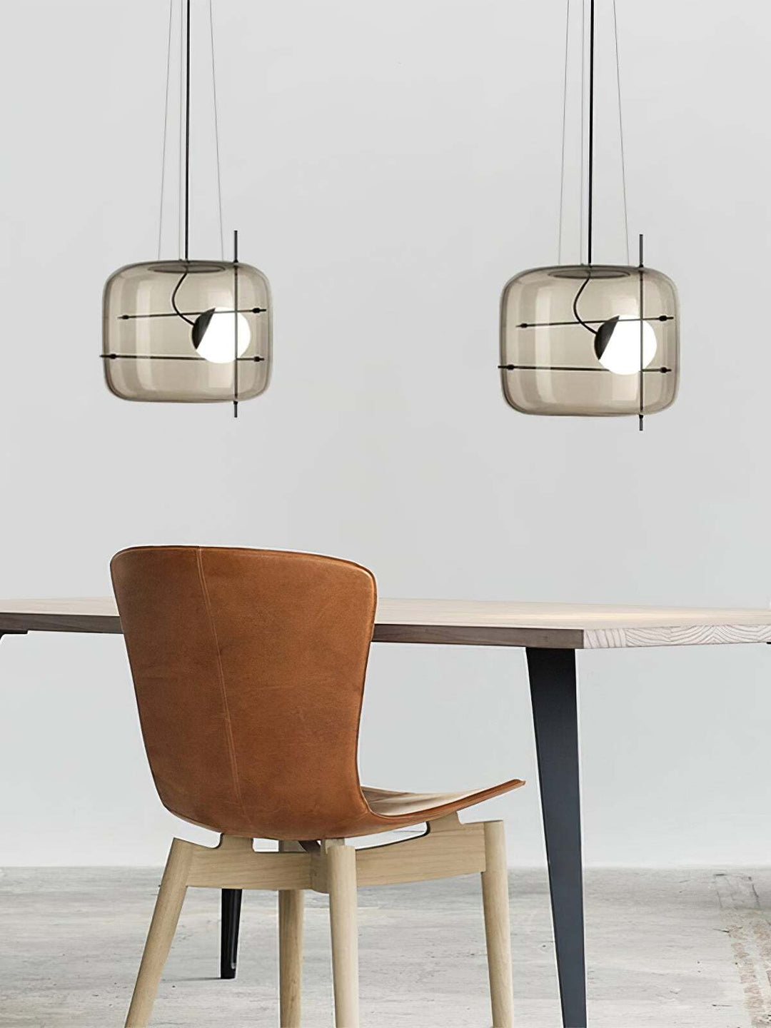 Lampe suspendue en verre pour un intérieur élégant