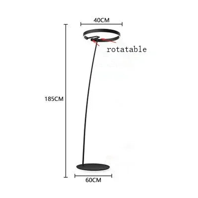 Lampadaire LED scandinave au design moderne