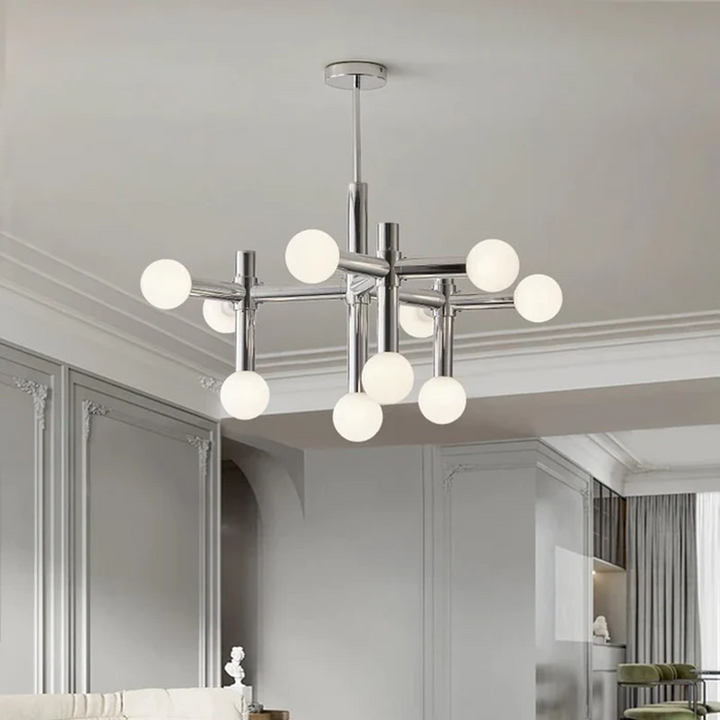 Lustre scandinave moderne en verre pour une atmosphère élégante