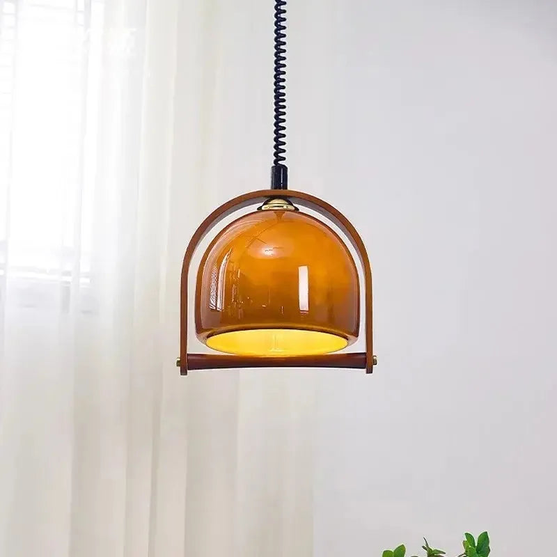 Lampes pendantes en bois Chic Vintage Bauhaus