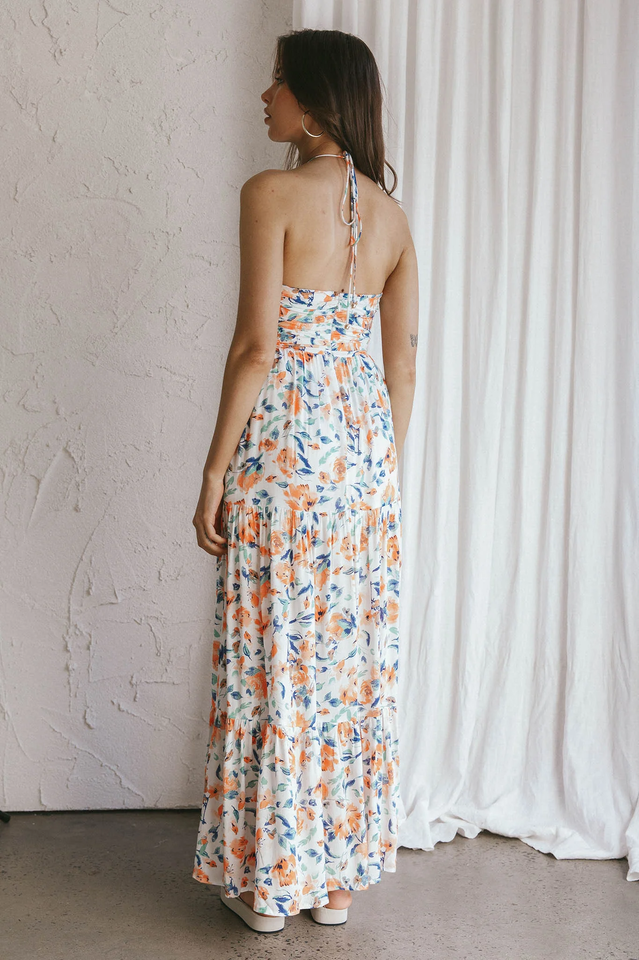 Sophie Robe Longue Dos Nu – Chic et Intemporelle