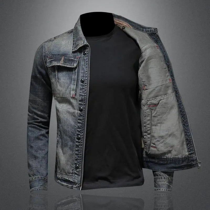 Carl | Veste en jean d'inspiration vintage