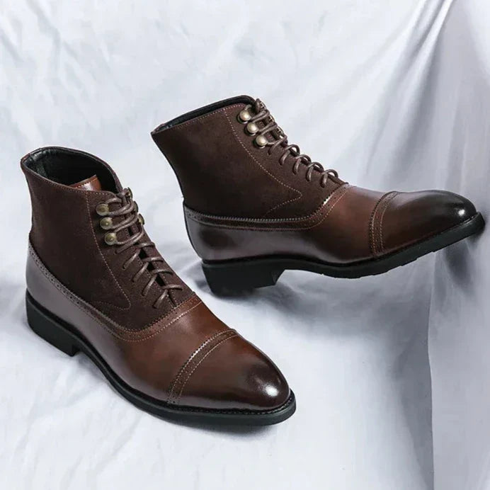 Chad | Bottes en cuir à lacets à l'élégance intemporelle