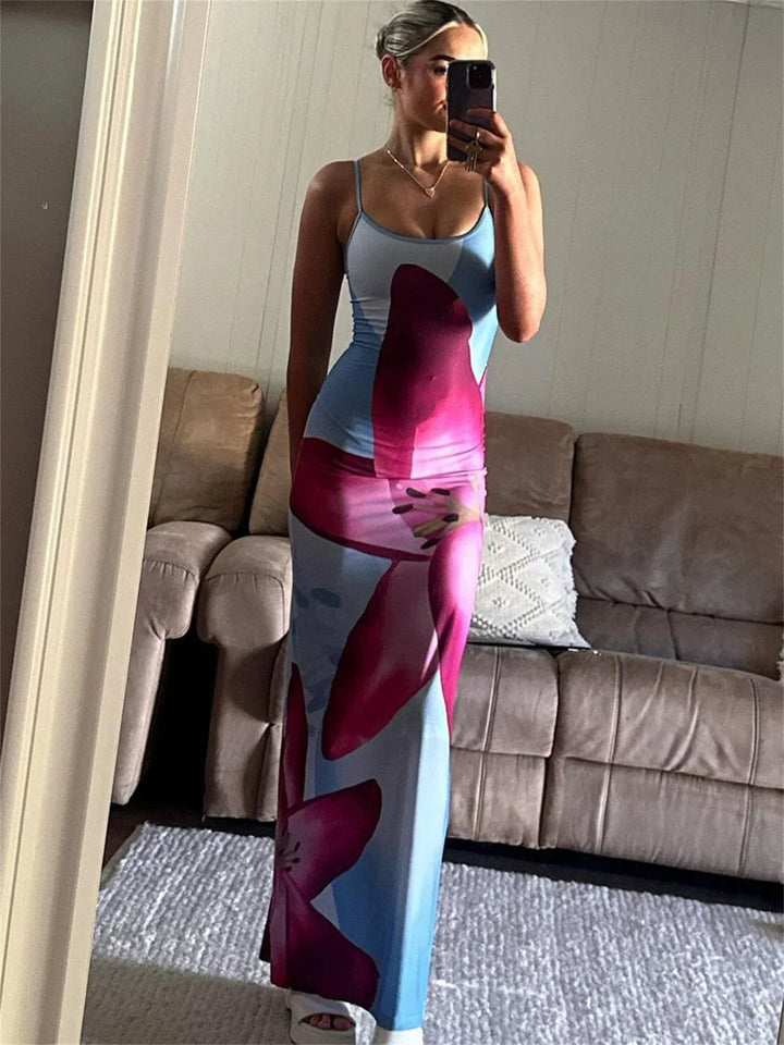Robe florale élégante pour une coupe ajustée