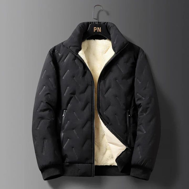 Eden | Veste de luxe en laine d'agneau imperméable pour l'homme moderne