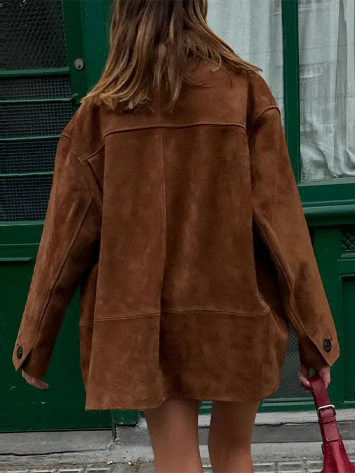 Manteau à col rétro intemporel de Shaina