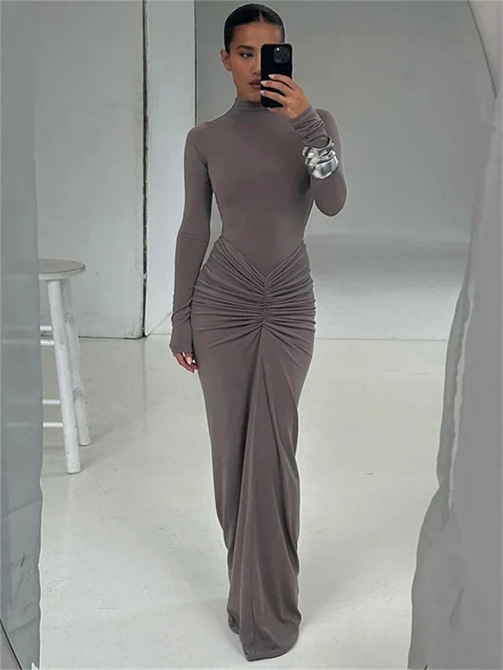 Onni | Robe longue plissée élégante pour femmes - Tendance et style