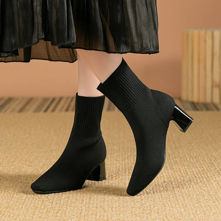 Renée™ - Bottes élégantes à talons hauts