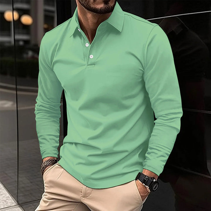 Émeric™ - Polo décontracté à manches longues.