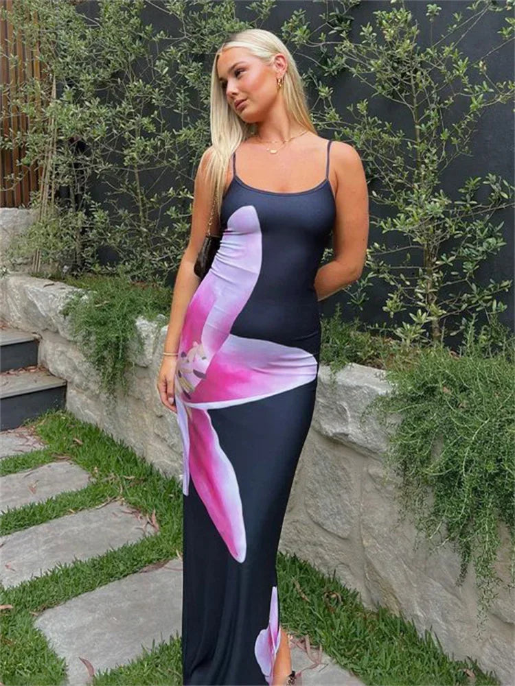 Robe florale élégante pour une coupe ajustée