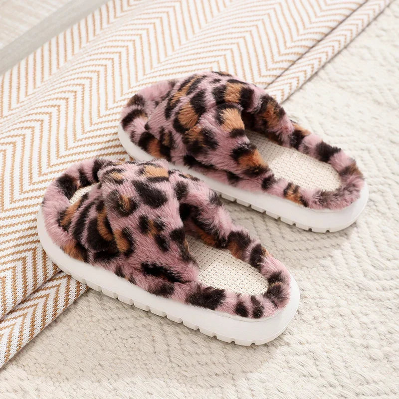 Jillie - Chaussures de luxe en peluche pour dames