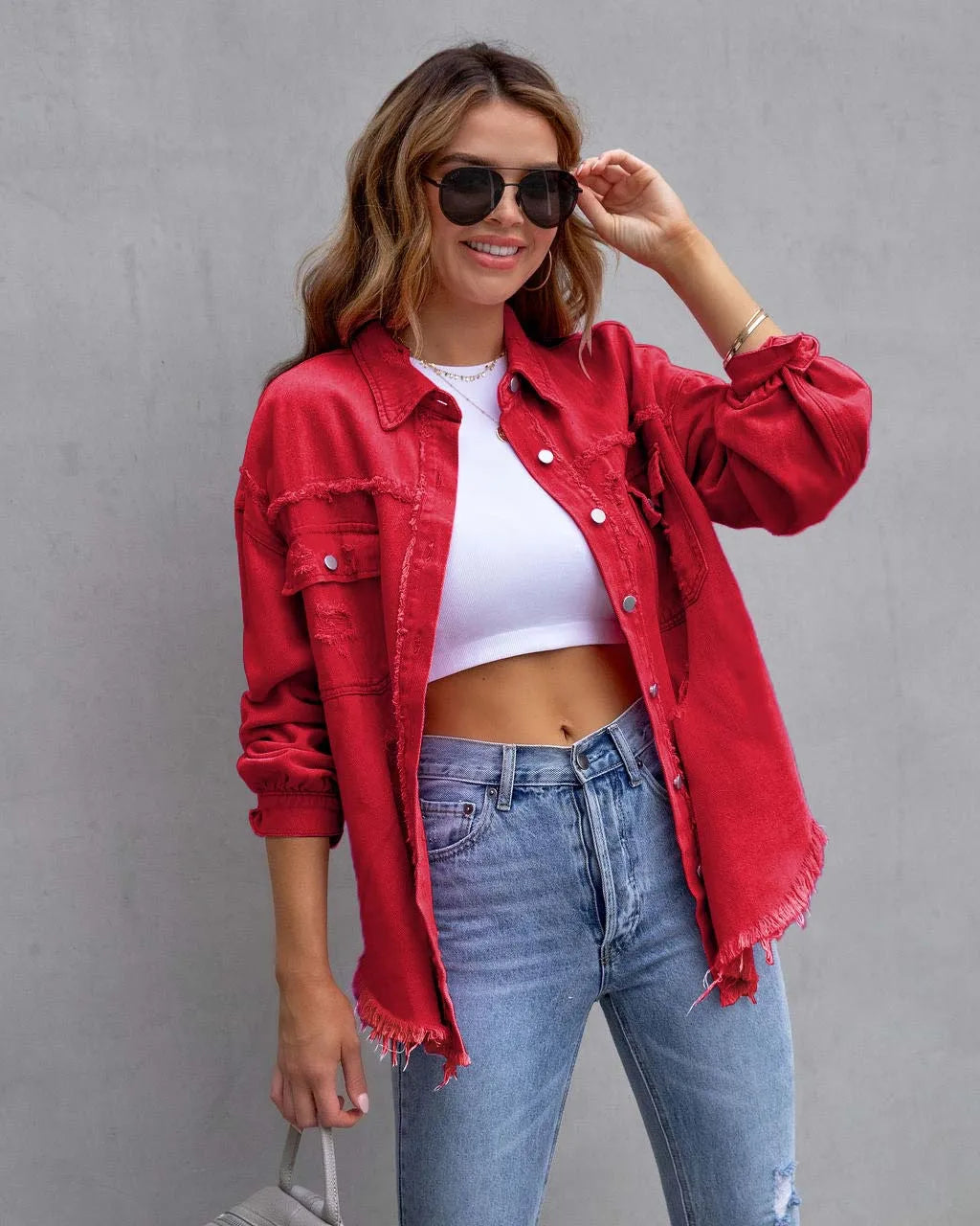 Nienke | Veste en denim élégante pour le printemps