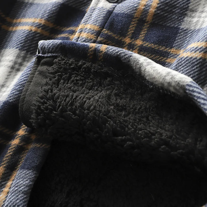 Ezekiel | Veste en flanelle de luxe avec doublure chaude