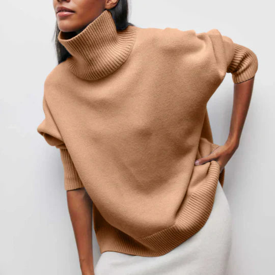 Lucila - Pull à col roulé élégant et confortable pour femme