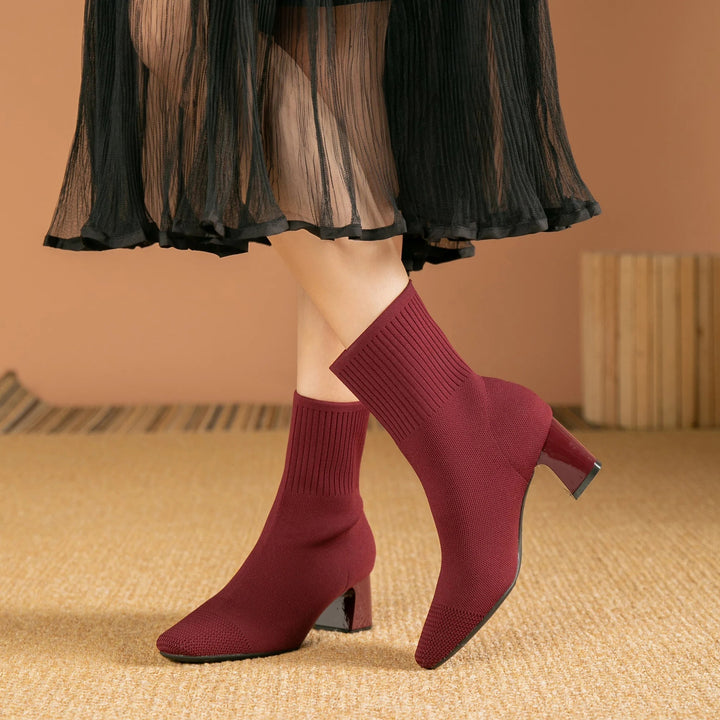 Renée™ - Bottes élégantes à talons hauts