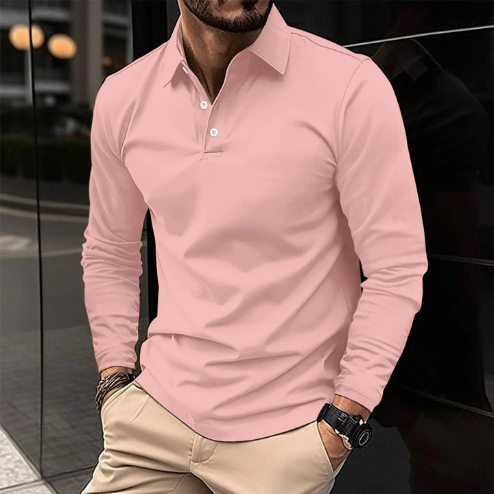 Émeric™ - Polo décontracté à manches longues.