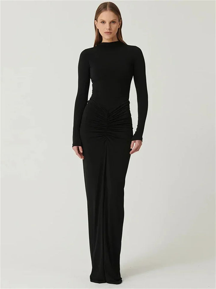 Onni | Robe longue plissée élégante pour femmes - Tendance et style