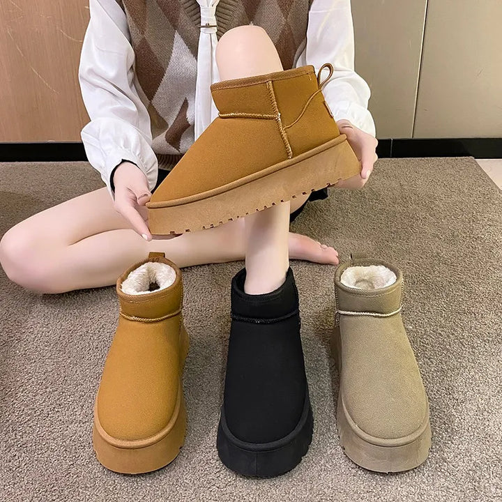 Bottines à plateforme élégantes