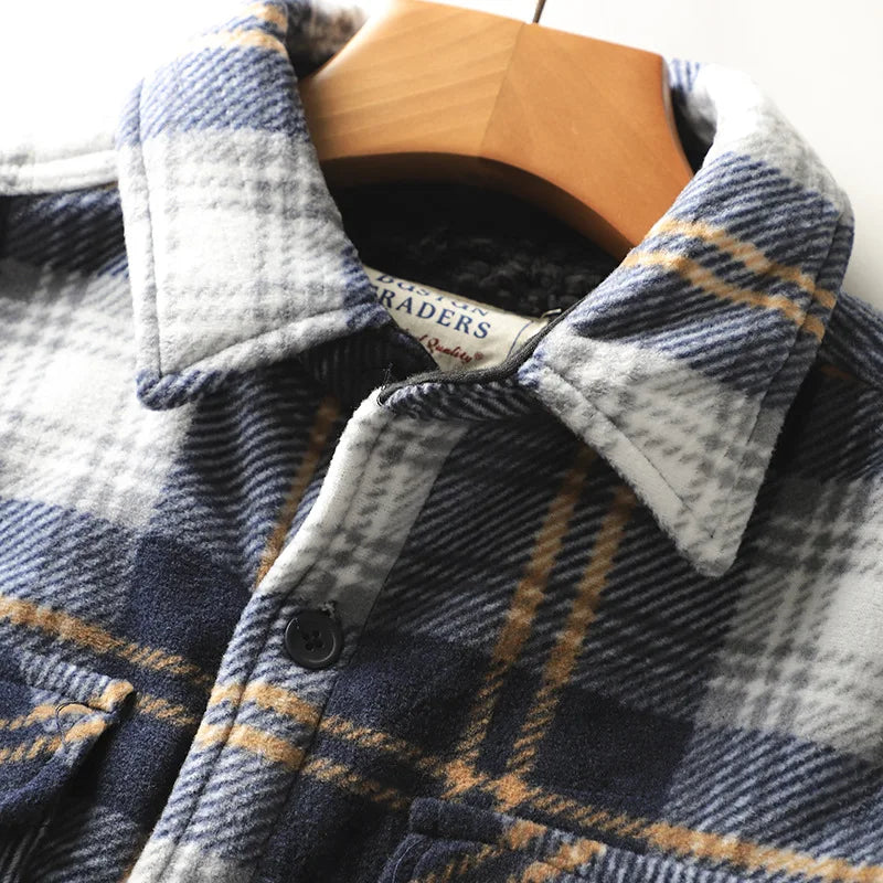 Ezekiel | Veste en flanelle de luxe avec doublure chaude
