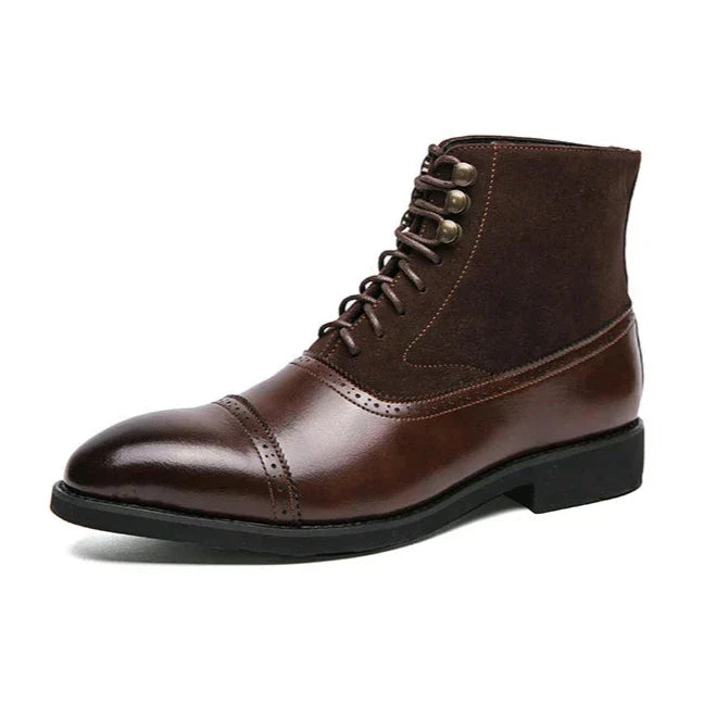 Chad | Bottes en cuir à lacets à l'élégance intemporelle