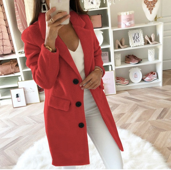Manteau d'automne élégant et douillet pour un confort optimal