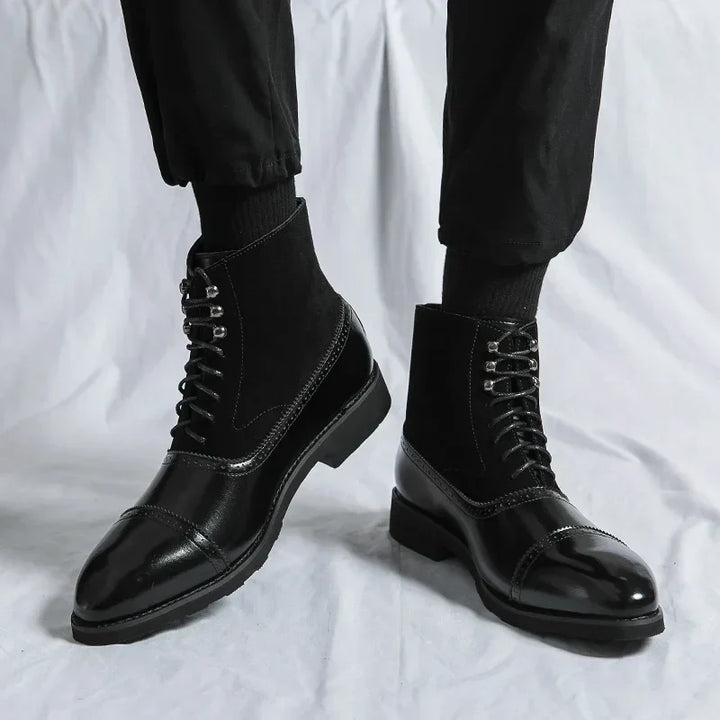 Chad | Bottes en cuir à lacets à l'élégance intemporelle