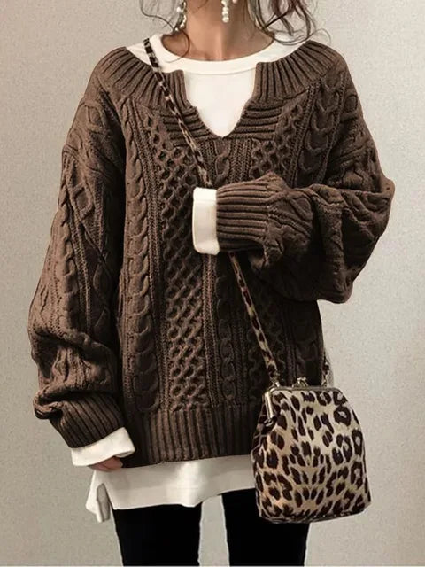 Belle™ - Pull Oversize Élégant