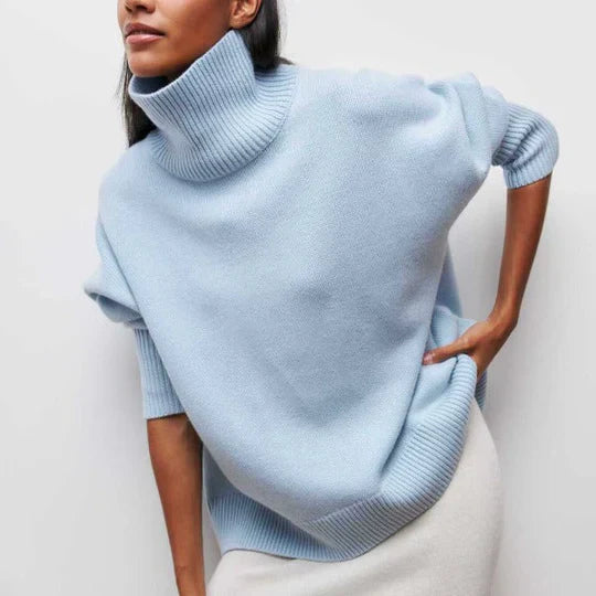 Lucila - Pull à col roulé élégant et confortable pour femme