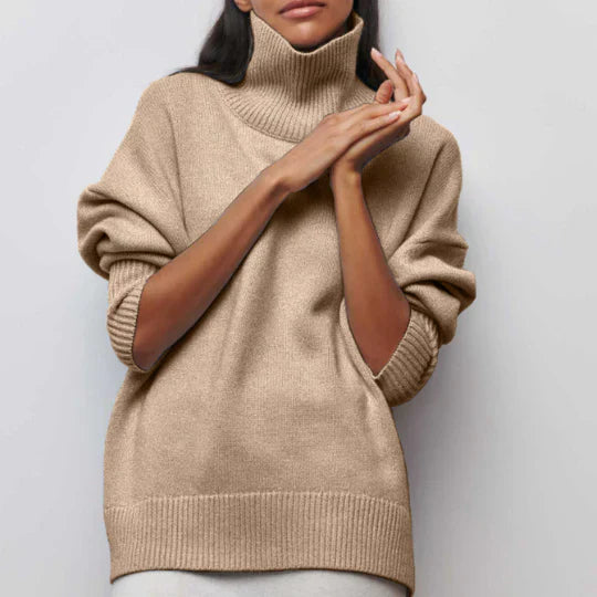 Lucila - Pull à col roulé élégant et confortable pour femme