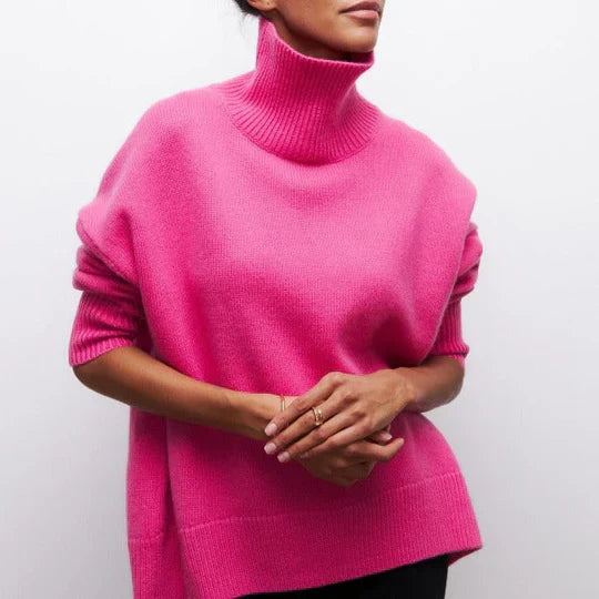 Lucila - Pull à col roulé élégant et confortable pour femme