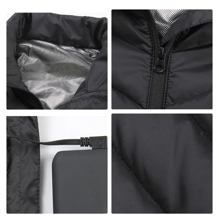 Léo™ - Gilet Chauffant Ajusté avec Doublure Polaire Confortable