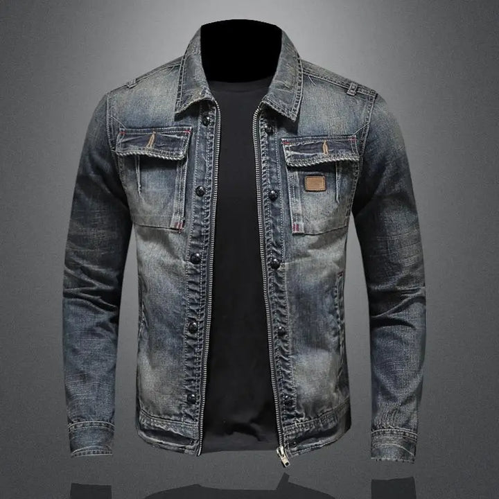 Carl | Veste en jean d'inspiration vintage