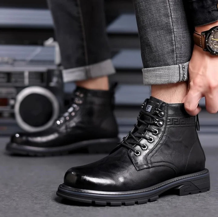 Bottes Ranger en cuir de première qualité pour hommes Alfred pour l'aventure