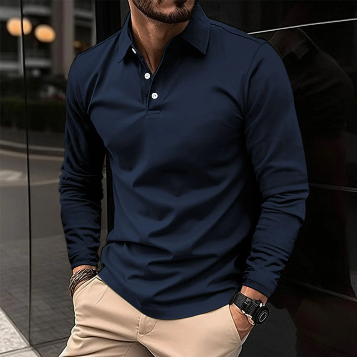 Émeric™ - Polo décontracté à manches longues.