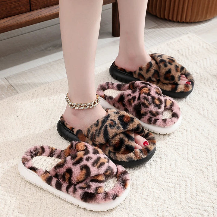 Jillie - Chaussures de luxe en peluche pour dames
