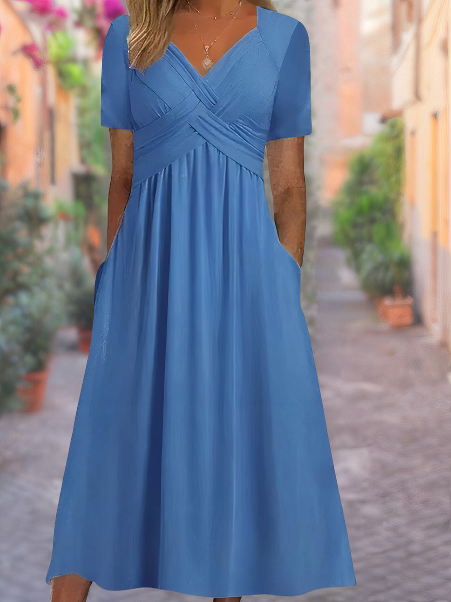 LD | Robe Élégante avec Poches Pratiques – Style Chic et Fonctionnel