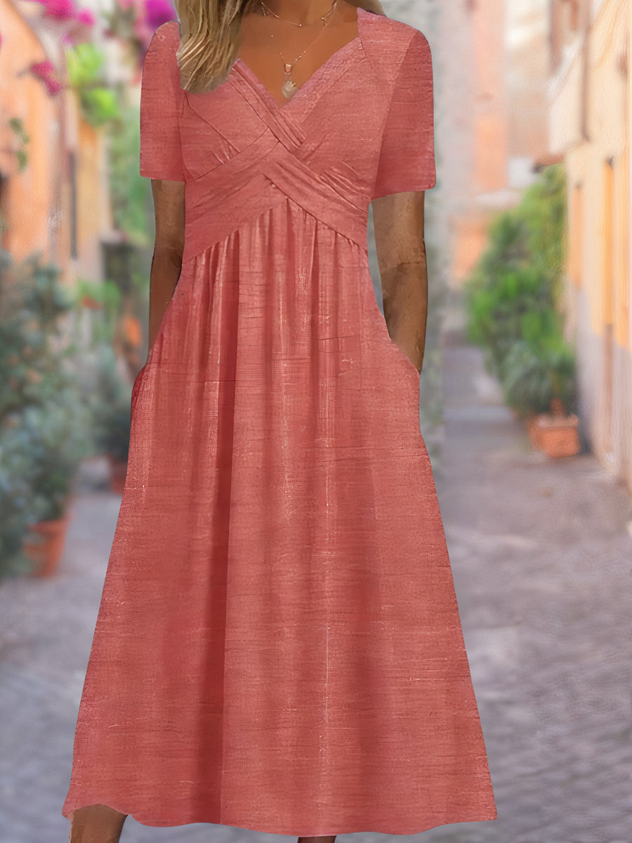 LD | Robe Élégante avec Poches Pratiques – Style Chic et Fonctionnel