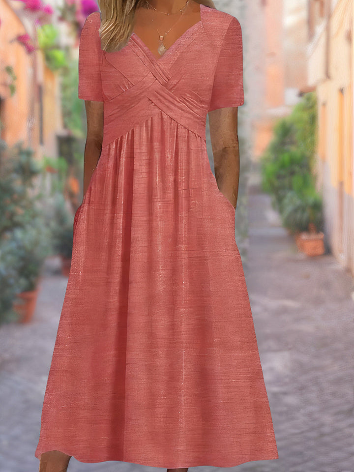 LD | Robe Élégante avec Poches Pratiques – Style Chic et Fonctionnel