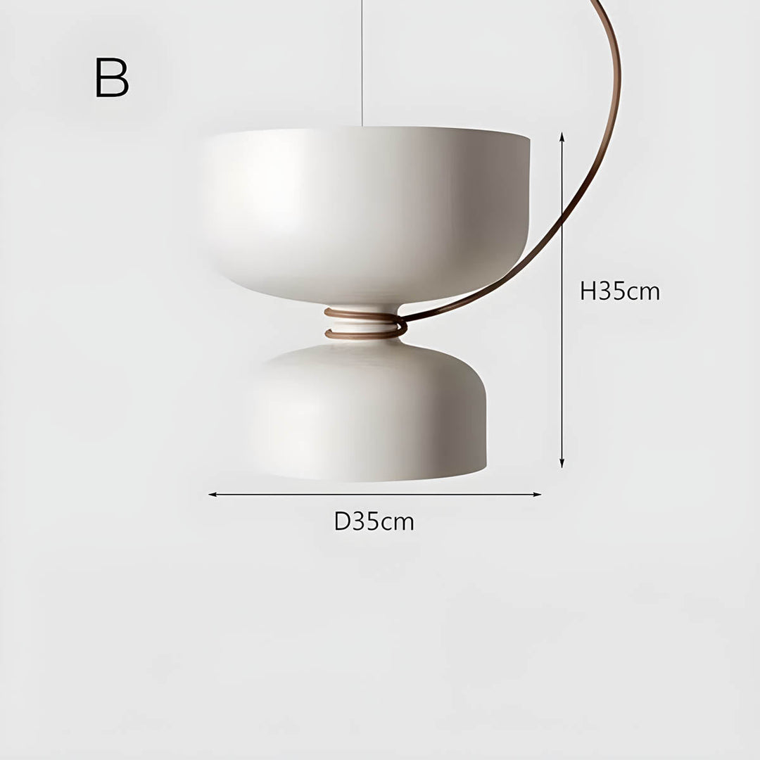 Orlee | Lampe pendante géométrique élégante pour une atmosphère moderne