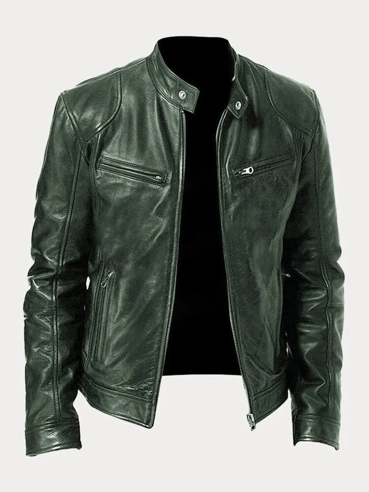 Édouard™ - Veste en cuir décontractée