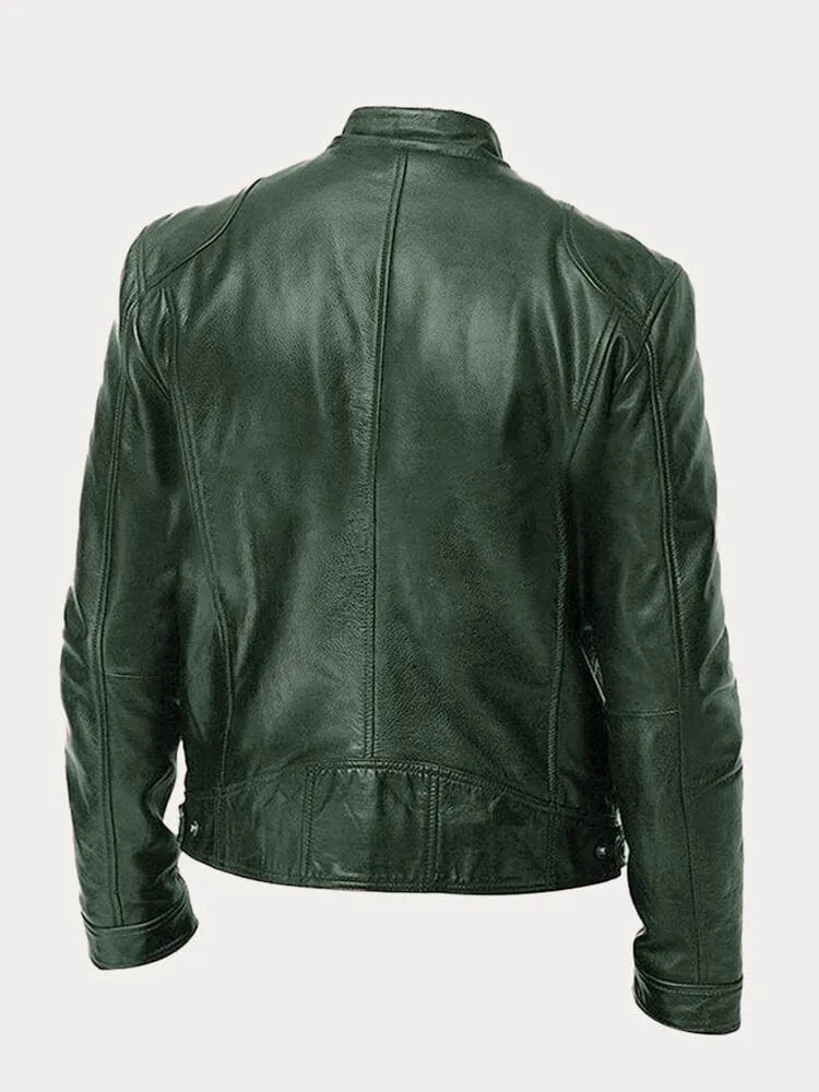 Édouard™ - Veste en cuir décontractée