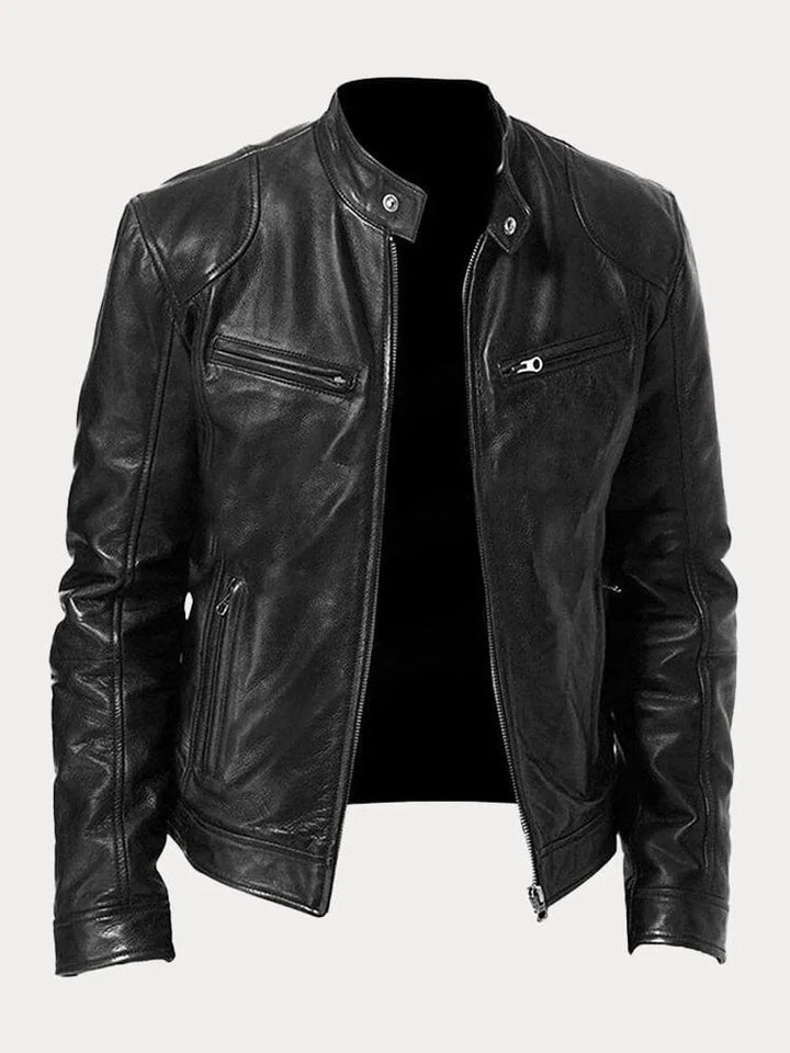 Édouard™ - Veste en cuir décontractée
