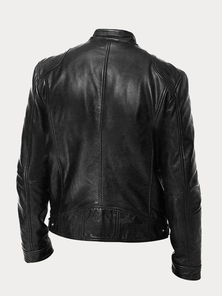 Édouard™ - Veste en cuir décontractée
