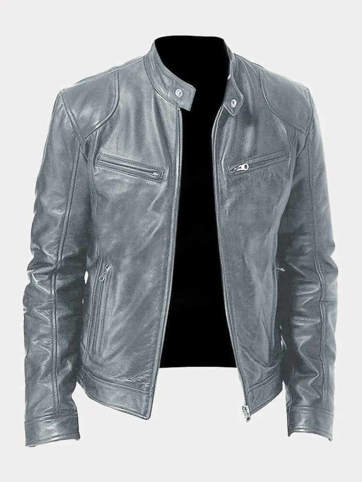 Édouard™ - Veste en cuir décontractée