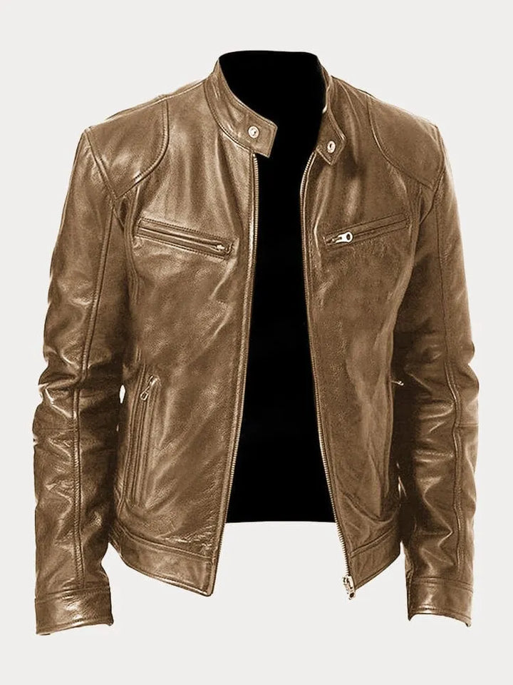 Édouard™ - Veste en cuir décontractée