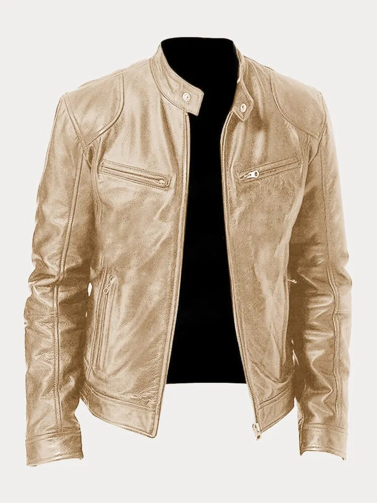 Édouard™ - Veste en cuir décontractée