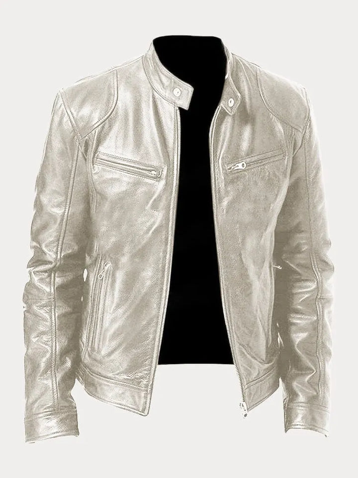 Édouard™ - Veste en cuir décontractée