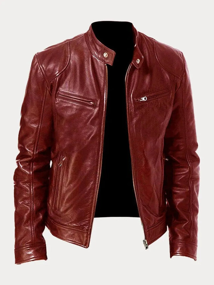 Édouard™ - Veste en cuir décontractée